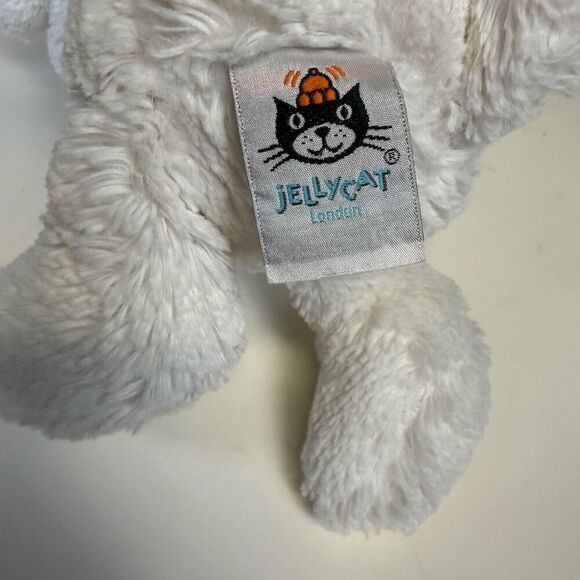 Jellycat Bashful Candy Striped Ears Bunny Rabbit Plush Toy Stuffed - Picture 5 of 7